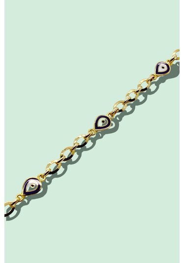 Cigold Mineli Çocuk Bileklik 14 Ayar Altın 3,54 Gr Oa-k11501028749 Renkli Çok Renkli