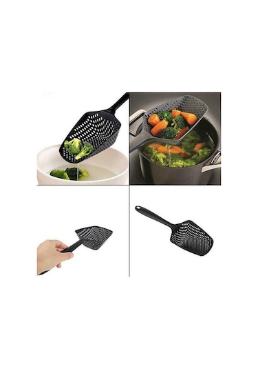 Yiyecek Eleği Büyük Kevgir Çorba Filtresi Mutfak Aksesuarları Sarı