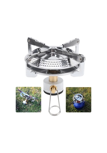 Xindoker Mini Kamp Stovu, Çelik+pirinç Boru, Kolay Taşınabilir, Enerji Tasarruflu, Evrensel Ateş, Piknik Ve Barbekü İçin Diğer