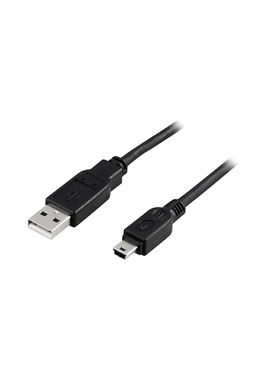 Usb 2.0 Kablosu Tip A Erkek, Tip Mini B Erkek 1 M, Siyah