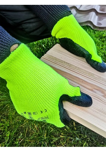 Sapset Kışlık Isıtmalı Kauçuk İş Eldivenleri 175313759