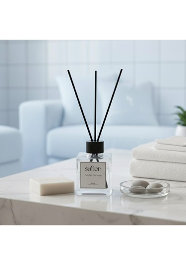 3 Lü Çubuklu Oda Kokusu Seti Bahar Çiçekleri,beyaz Sabun,sandal Ağacı 100 Ml Karışık