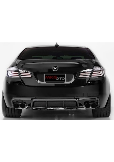 Bmw F10 Vorstainer Difüzör Sağ Sol Çift Çıkış Piano Black 2010 -