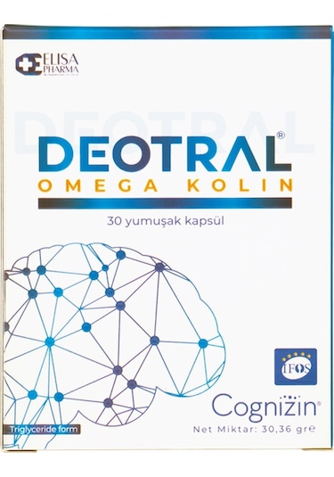 Deotral Omega Kolin 30 Softgel Kapsül