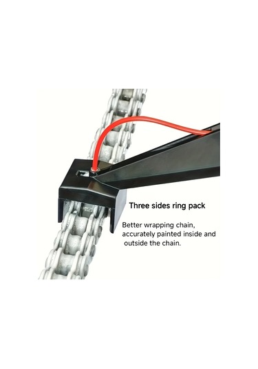 Chuangyinshop Chain Oiler Set Motosiklet Ve Bisiklet Zincir Bakım Kiti Sıçrama Önleyici Yağlama Aparatı