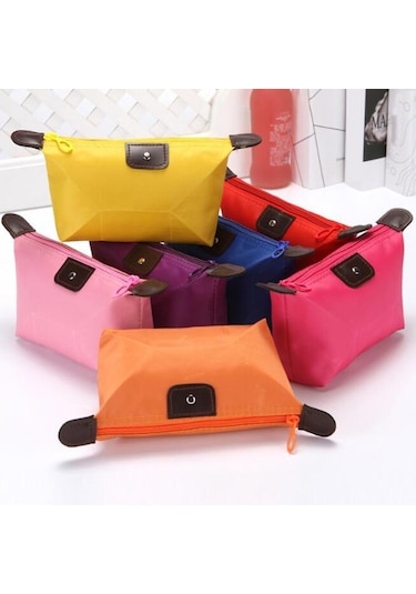 Suntek Makyaj Çantası Kalem Kutusu Kozmetik Seyahat Sarı Diğer