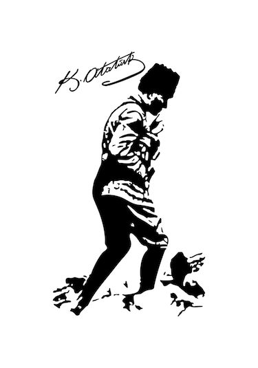 Atatürk Kocatepe Duvar Stickeri