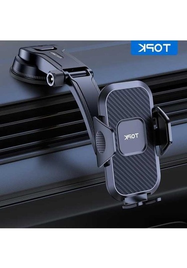 Createtech Topk Evrensel Araç Montaj Telefon Tutucu Vantuz Tabanı Ile Dashboard Araba Cep Telefonu For Dashboard - Küçük Boyutlu -