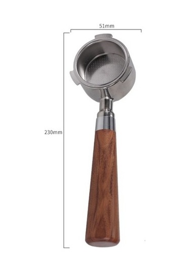 Metabagua Delonghi Kahve Için Dipsiz Portafilter 51mm Kahve Aksesuarları I 3hl4z1 Silver