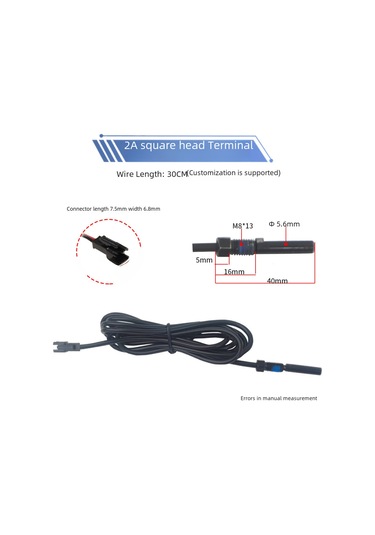 Aubyhe Elektrikli Bisiklet Manyetik Fren Kablosu, 3 Çekirdek Su Geçirmez Bağlantı, 30cm, 2a2y Konnektör, Güvenli Durdurma Ve Kolay Kurulum