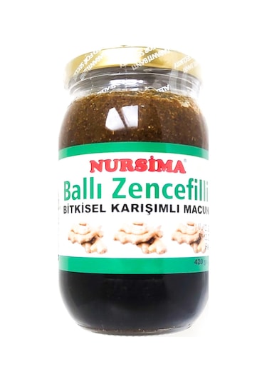 Nursima Ballı Zencefilli Bitkisel Karışım Macun 420 G