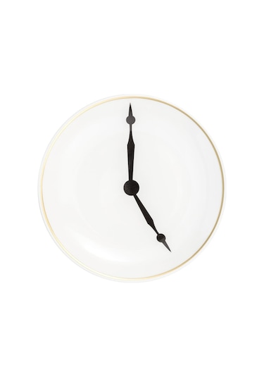 Saat Tabak &çay Kahve Seti 16 Parça 4 Kişilik Beyaz