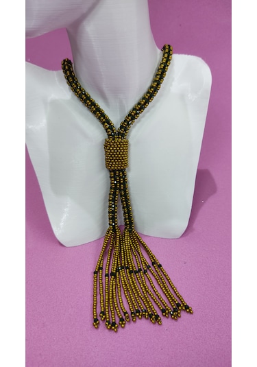 Herringbone Tekniği İle Kum Boncuk Kolye