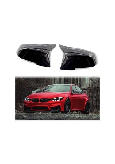 Neevoyu Bmw F30 F31 F32 F33 F36 Serisi Araçlar İçin Abs Malzeme Retrovisör Kapağı Parlak Siyah, Mat Siyah, Karbon Fiber Seçenekli - Çift