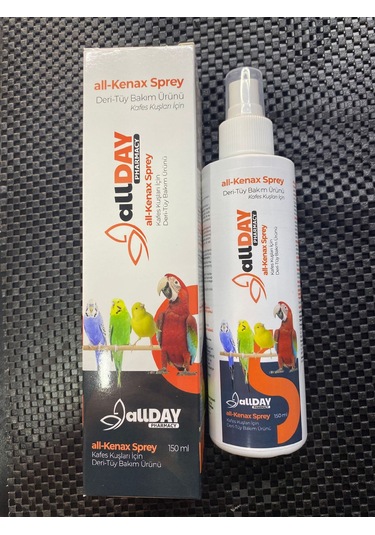 Allday All-kenax Kuşlar İçin Deri Ve Tüy Bakım Spreyi 150 Ml