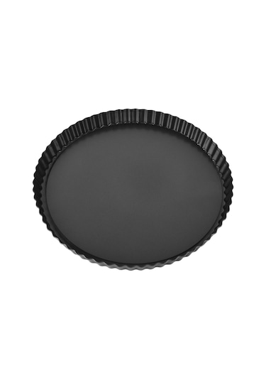 Shineyee 12 İnç Kalın Karbon Çelik Tart Tepsisi Çıkarılabilir Tabanlı Anti Yapışkan Kaplama Pasta, Pizza, Quiche Pişirme İçin Diğer