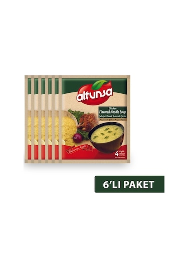 Altunsa Hazır Çorba Şehriyeli Tavuk 6 x 60 G