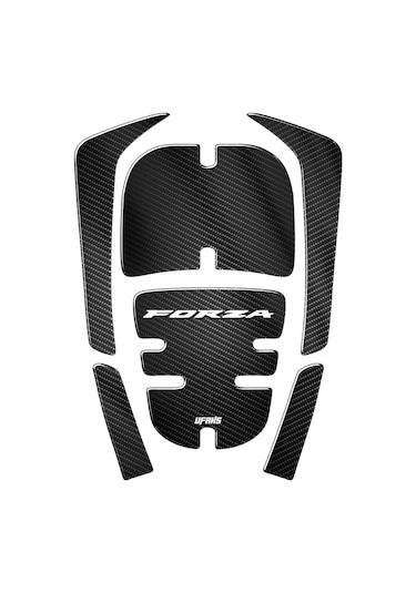 Honda Forza 250 Karbon Tank Pad Seti 2018-2025 Çok Renkli