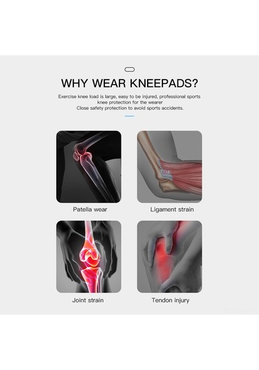 Moveevo Antrenman Koşu Bisiklet Patella Koruyucu Dikişli Isı Verici Silikon Döşeme Knee Pad, M, Siyah-gri, Tekli Paket Gri Moveevo Antrenman Koşu Bisiklet Patella Koruyucu Dikişli Isı Verici Silikon Döşeme Knee Pad, M, Siyah-gri, Tekli Paket Gri