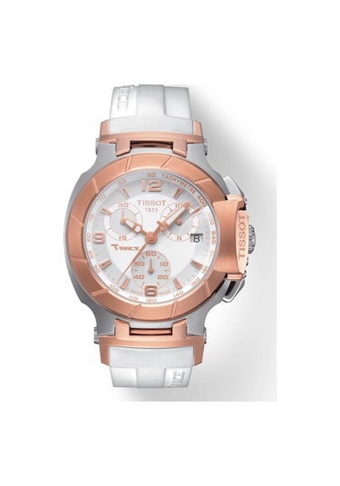 Tissot T Race Uyumlu Erkek Modeli Beyaz Silikon Kordon