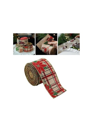 Lijinxu Yılbaşı Kurdelesi Hafif Zarif El Sanatları Projeleri Kırmızı Çiçek