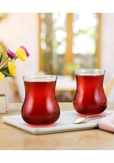 Paşabahçe Semaver Çay Bardak - 12'li Çay Bardağı 285Cc 42801 Şeffaf