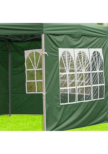 Suntek 1x Gazebos Çadır 3x2m Kamp Açık Gölgelik Mesh Yan Yeşil