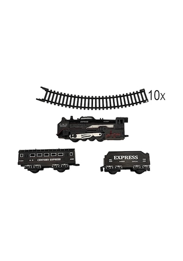 Limon Oyuncak 13 Parça Siyah Küçük Tren Seti Tl02