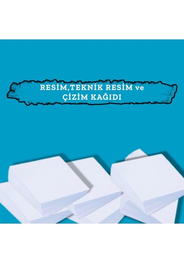35x50 Cm Çizim Kağıdı 1. Hamur 140 Gr. 25 Adet 0,61 Kg