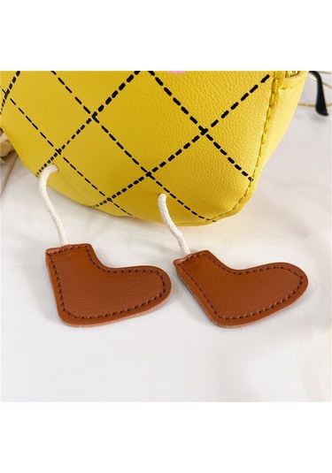 Sevimli Ananaslı Çocuk Çapraz Askılı Çanta-yeşil Yeşil