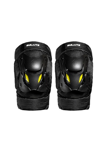 Sones Sulaite Motosiklet Koruyucu Rider Rüzgar Sıcaklığı Koruyucu Dişli Sürüş Ekipmanı Dizlik + Dirsek Pedi Siyah