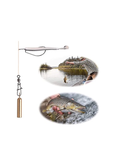 MSO Olta Balıkçılık LRF Misina Askı Tip CNC Pirinç Metal Ağırlık