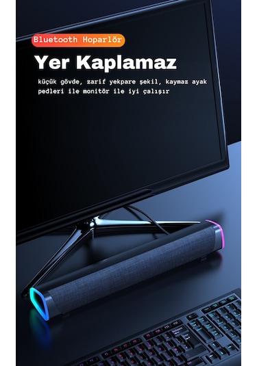 Niye V8 Dailylink Bluetooth Güçlü Hoparlör Bas Subwoofer Soundbar