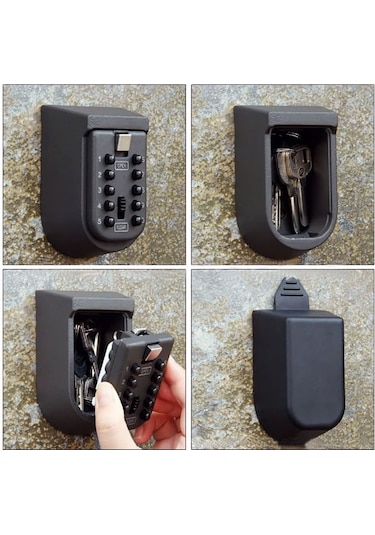 Mühlen Safe Key 9 Şifreli Çelik Kasa Anahtar Kasası Kutusu Anahta