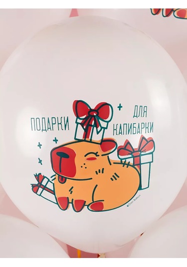 Riota Kapibara Doğum Günü Balonları 15 Adet 194622992 Kahverengi