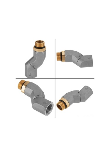 Padalink Alüminyum Yakıt Hortumu Evrensel Bağlantı Parçası - 360 Ve 45 Çevrimli, Eşanjör Ve Hortum Bağlantısı İçin Dayanıklı Ve Isıya Dayanıklı