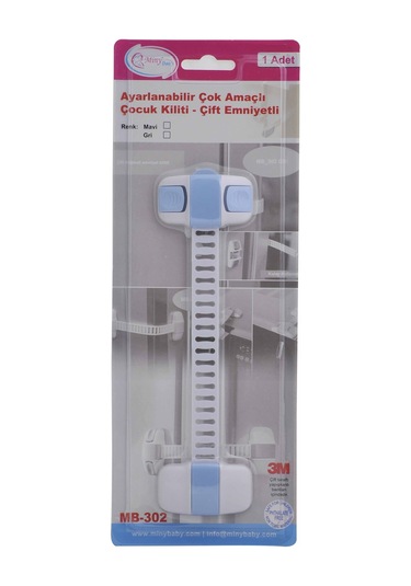 Dolap Çok Amaçlı Kilit - Mavi Çok Renkli