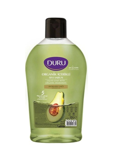 Duru Sıvı Sabun Organik İçerikli Avokado 1500 Ml X 3 Adet