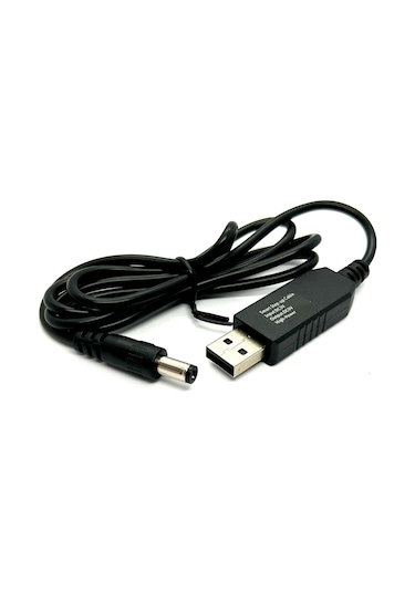 Usb 5v - Dc 9v Dönüştürücü Volatj Yükseltici Güç Kablosu