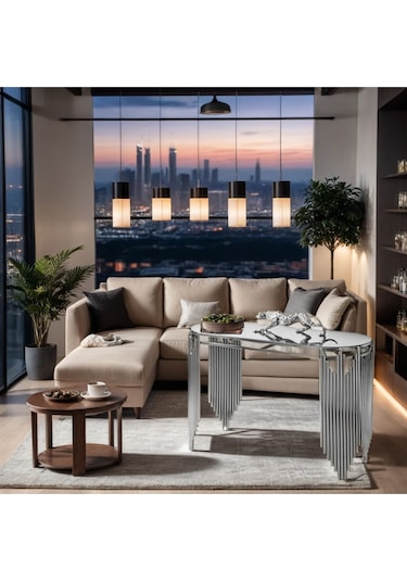 Ekgconcept Piyano Model Lüx Gümüş Paslanmaz Dresuar Gümüş