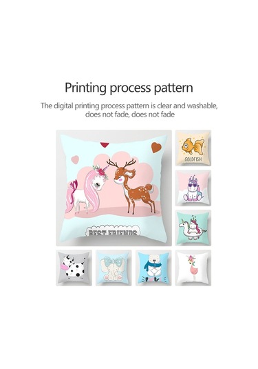 Sones Yastık Kılıfı Kanepe Yastığı Yastık Tutucu Ev Dekorasyonları, Yastık Çekirdeği Yok, Boyut: 45x45cm Tpr020-30