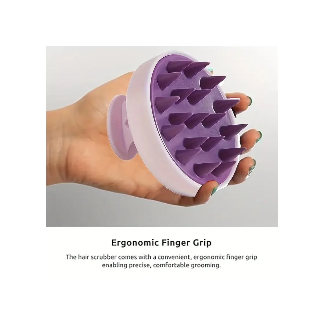 Konik Uçlu Saç Masaj Fırçası Asortili 5256 Çok Renkli