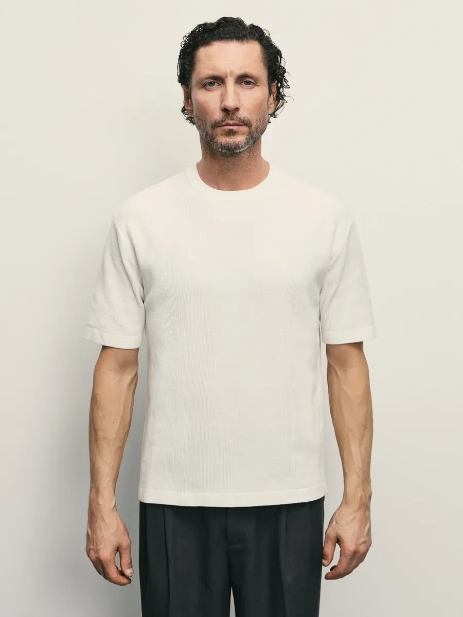 Zarına Pamuk, Kısa Kollu Yazlık Tişört Jumper 365211174 Bej