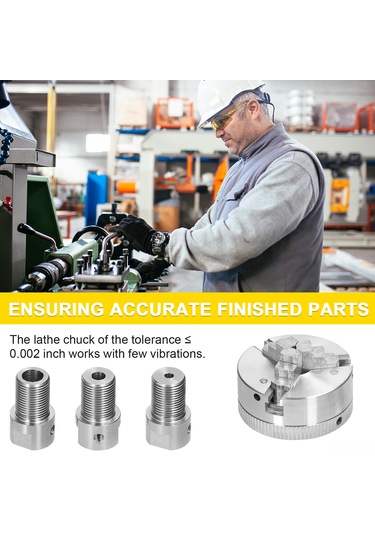 Lemestar "3 Çeneli / 4 Çeneli Manuel Merkezleme Torna Aynası - Frezeleme Ve Taşlama Makineleri İçin"