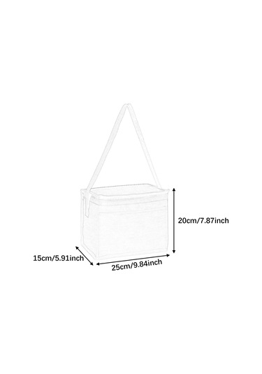 Dolıty Soğutucu Tote Çanta Omuz Askılı Kırmızı Kırmızı