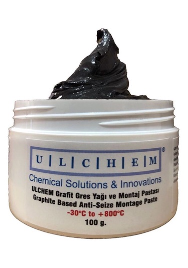 Ulchem Grafit Gres Yağı Ve Montaj Pastası +800 C - 100 Gram