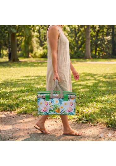 25 Lt Piknik Sepeti 1072 Picnic Bag -326 Karışık/Çok Renkli