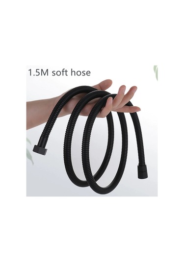 Duş Hortumu Midnight Deluxe Siyah