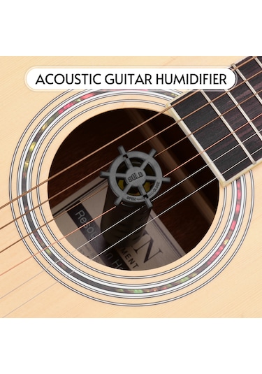 Samdoo Akustik Gitar Nemlendirici, Yüksek Yoğunluklu Sünger, 7 Gün Kullanim Süresi, 40-60% Optimal Nem Aralığı, Siyah