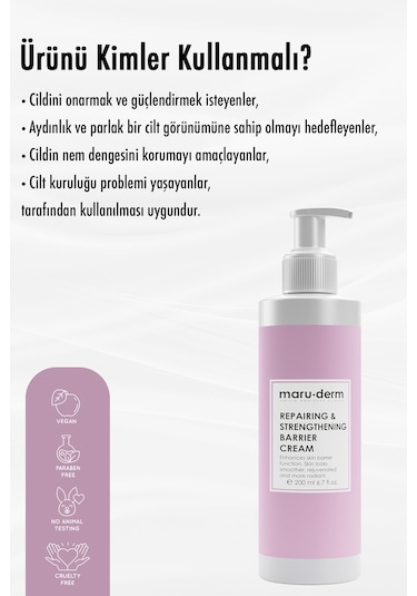 Maruderm Bariyer Onarıcı & Ceramide Cilt Bakım Kremi 200 ML